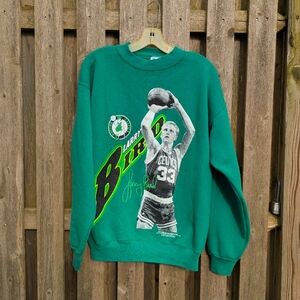 Vintage Larry Bird Starter Crewneck Sweatshirt 1989 Basketball NBA